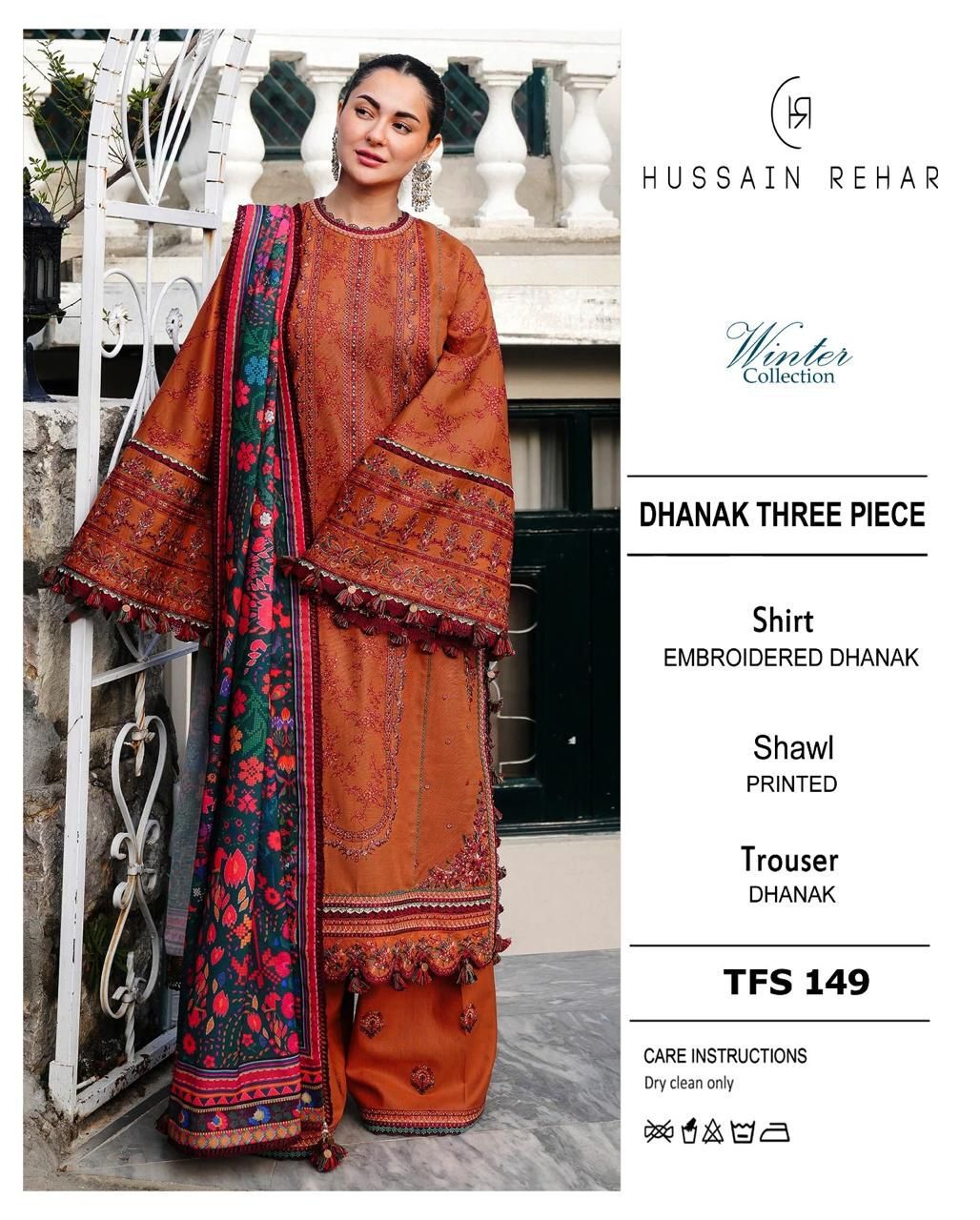libas winter collection 2025 – dhanak embroidered 3pc suit with embroidered shawl (code 3202)
