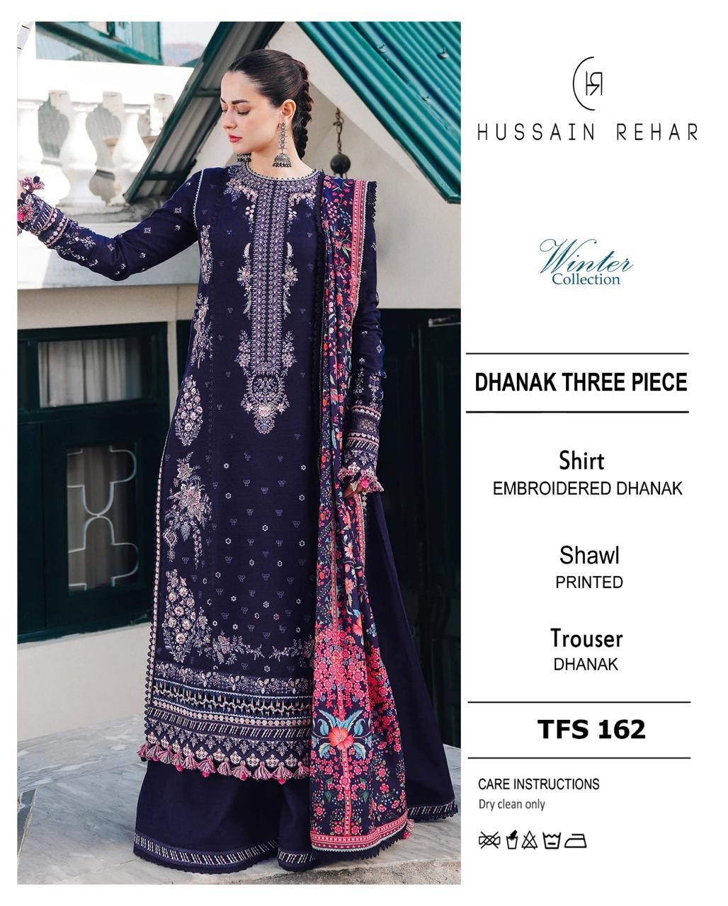 libas winter collection 2025 – dhanak embroidered 3pc suit with embroidered shawl (code 3202)