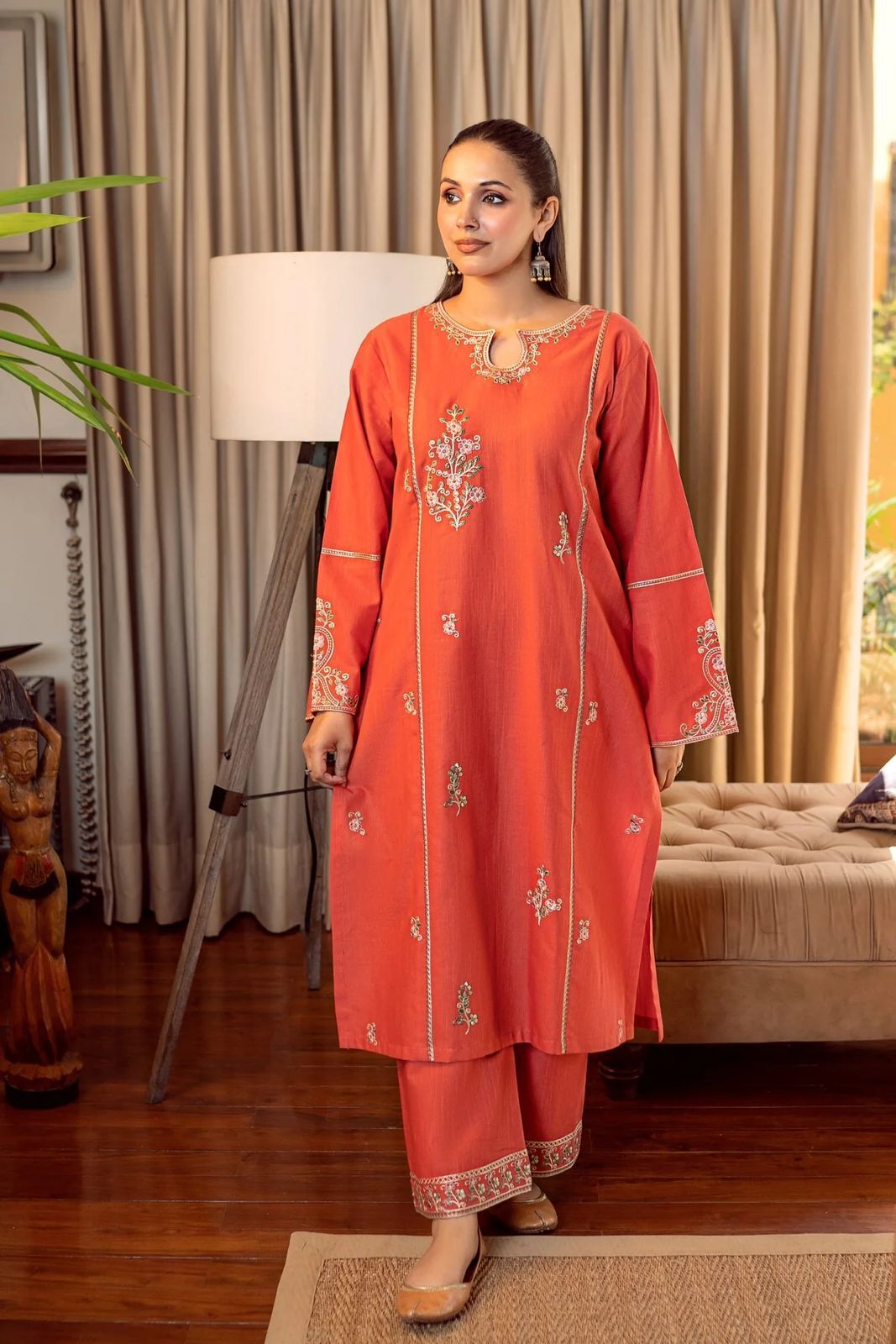 urge winter collection 2025 – airjet dhanak 2pc heavy embroidered suit